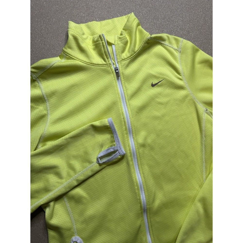 Nike Bright Yellow Zip-Up Hoodie